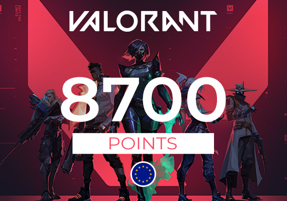 VALORANT Gift Card - 8700 Valorant Points Key - EU